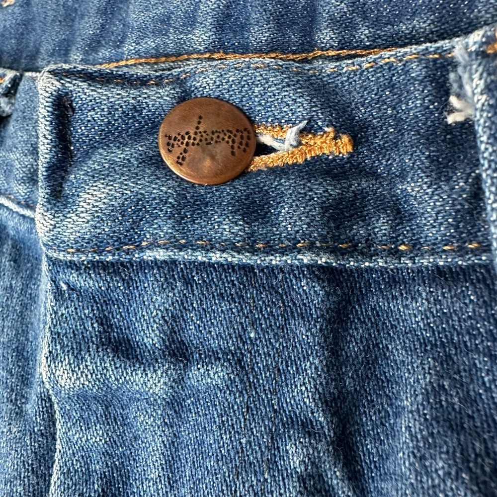 Wrangler Jeans Mens 30x34 Blue Denim 13MWZ Cowboy Western Rodeo Casual - Picture 2 of 16